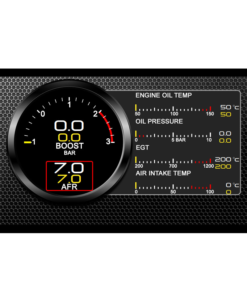 AFFICHAGE JAUGES MULTIFONCTIONS UNIVERSEL UNITÉ DOUBLE DIN & CAPTEURS ZADA TECH AFFICHAGE JAUGES MULTIFONCTIONS UNIVERSEL UNITÉ DOUBLE DIN & CAPTEURS ZADA TECH