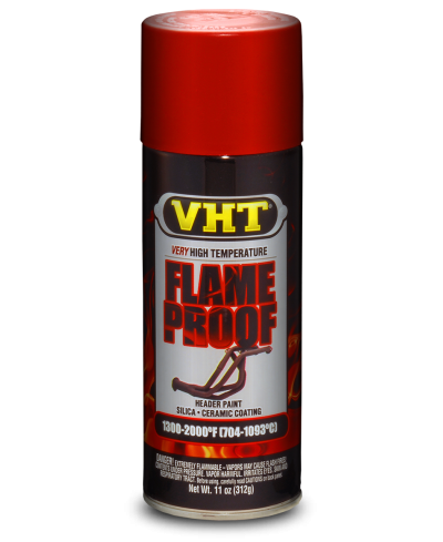 PEINTURE TRÈS HAUTE TEMPERATURE ROUGE MAT VHT