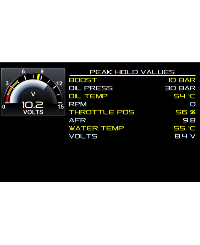 AFFICHAGE JAUGES MULTIFONCTIONS NISSAN SKYLINE R32 / R33 / R34 UNITÉ DOUBLE DIN & CAPTEURS ZADA TECH