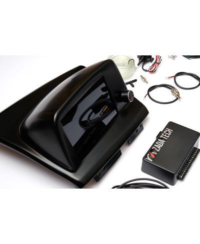 KIT AFFICHAGE JAUGES MULTIFONCTIONS MFD NISSAN SKYLINE R32 / R33 / R34 UNITÉ DOUBLE DIN & CAPTEURS ZADA TECH