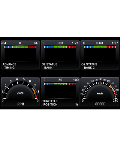 AFFICHAGE JAUGES MULTIFONCTIONS NISSAN 370Z ODBII ZADA TECH