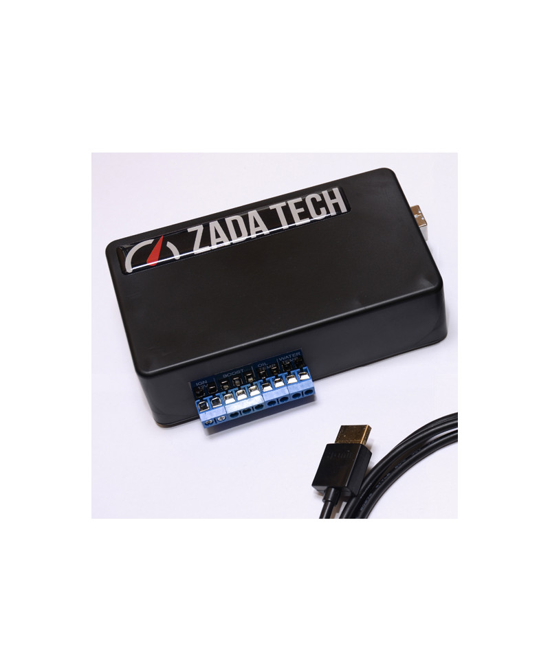 BOÎTIER D'AFFICHAGE JAUGES MULTIFONCTIONS HDMI POUR UNITÉ DOUBLE DIN ZADA TECH