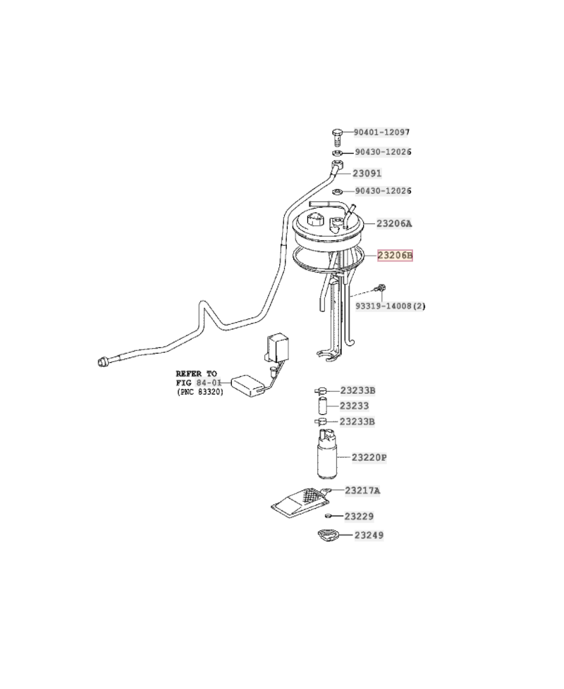 JOINT POMPE A ESSENCE SUPRA JZA80