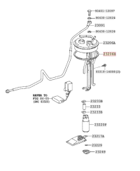 JOINT POMPE A ESSENCE SUPRA JZA80