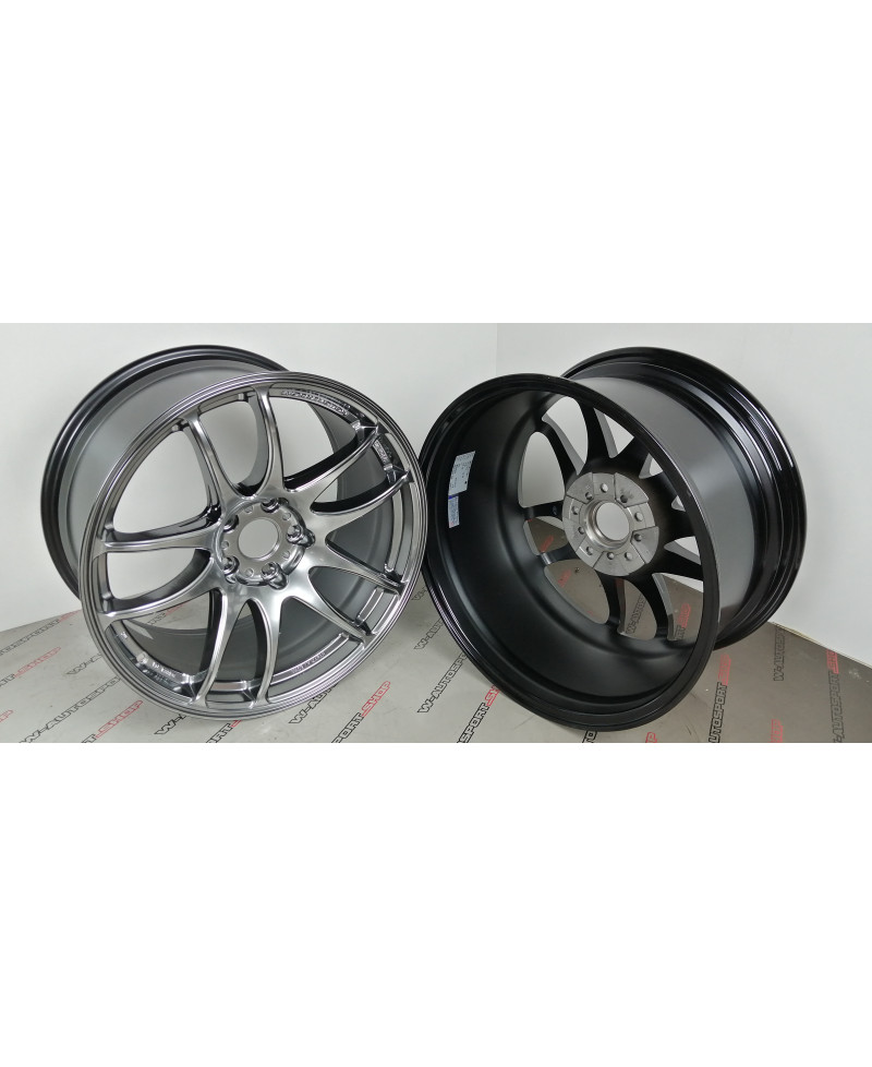 SET 2 JANTES CR KIWAMI 18"x9.5" ET38 5X114 SILVER (GTS) WORK WHEELS
