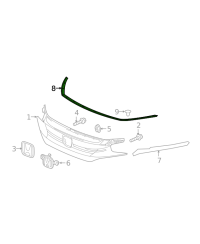 JOINT DE CAPOT CIVIC FK8 TYPE-R HONDA