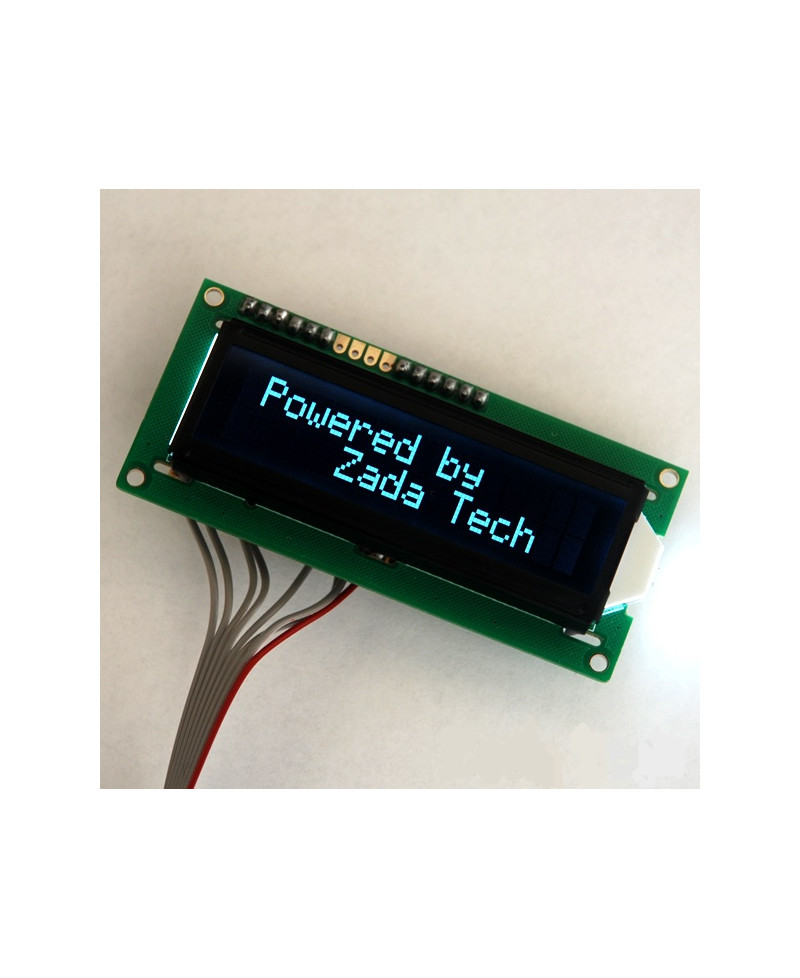 ÉCRAN DE REMPLACEMENT AFFICHAGE NÉGATIF 16X2 ZADA TECH