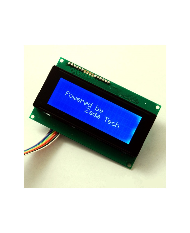 ÉCRAN DE REMPLACEMENT AFFICHAGE NÉGATIF BLEU 20X4 ZADA TECH