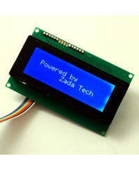 ÉCRAN DE REMPLACEMENT AFFICHAGE NÉGATIF BLEU 20X4 ZADA TECH