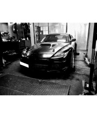 CAPOT FIBRE VENTILÉ FRP MAZDA RX8