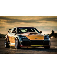 CAPOT FIBRE VENTILÉ FRP MAZDA RX8