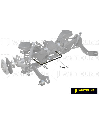 BARRE ANTI-ROULIS ARRIÈRE Ø18MM MAZDA RX8 WHITELINE