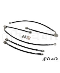 DURITES FLEXIBLES DE FREIN TRÉSSÉES AVIATIONS NISSAN 370Z GKTECH