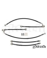 DURITES FLEXIBLES DE FREIN TRÉSSÉES AVIATIONS NISSAN 370Z GKTECH