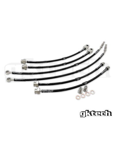 DURITES FLEXIBLES DE FREIN TRÉSSÉES AVIATIONS NISSAN 350Z GKTECH