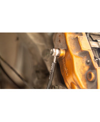 DURITES FLEXIBLES DE FREIN TRÉSSÉES AVIATIONS NISSAN 350Z GKTECH