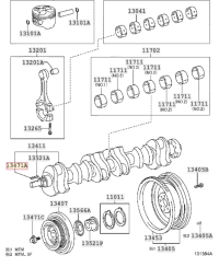 CLAVETTE VILEBREQUIN2JZGTE TOYOTA