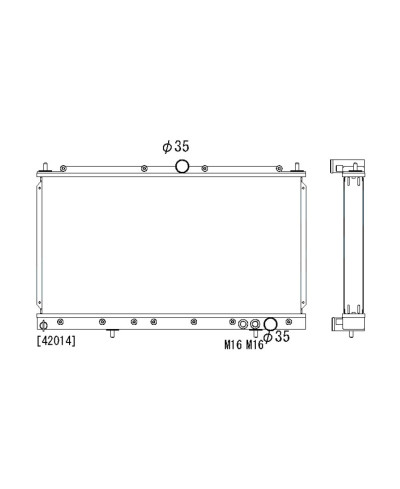 RADIATEUR ALUMINIUM MITSUBISHI 3000GT KOYORAD