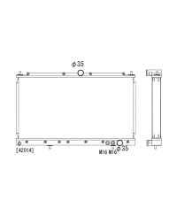 RADIATEUR ALUMINIUM MITSUBISHI 3000GT KOYORAD