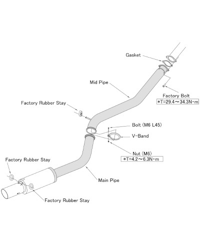 CATBACK HI-POWER SUPRA MK4 HKS