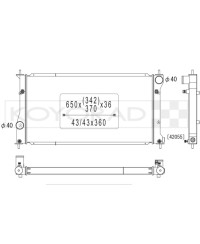 RADIATEUR ALUMINIUM TOYOTA GT86 / SUBARU BRZ KOYORAD