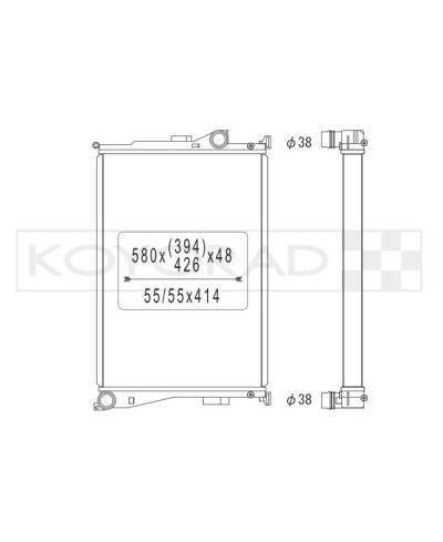 RADIATEUR ALUMINIUM BMW E46 M3 KOYORAD