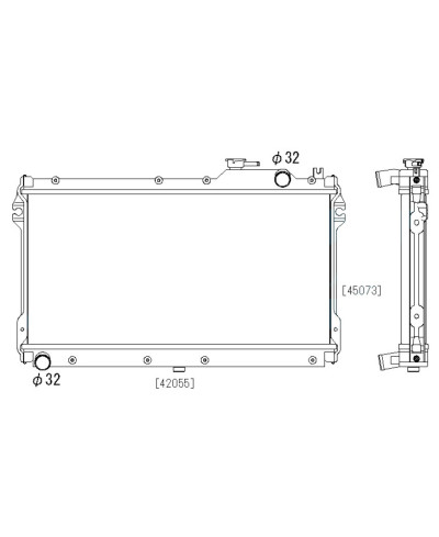 RADIATEUR ALUMINIUM MAZDA MX-5 NA / NB 56MM KOYORAD