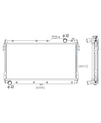 RADIATEUR ALUMINIUM MAZDA MX-5 NA / NB 56MM KOYORAD