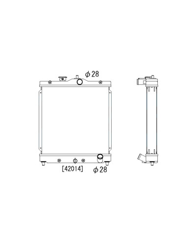 RADIATEUR ALUMINIUM HONDA CIVIC EG & EK KOYORAD