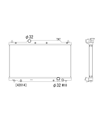 RADIATEUR ALUMINIUM HONDA CIVIC TYPE-R EP3 KOYORAD