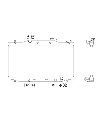RADIATEUR ALUMINIUM HONDA INTEGRA TYPE R DC5 KOYORAD