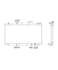 RADIATEUR ALUMINIUM HONDA INTEGRA TYPE R DC5 KOYORAD