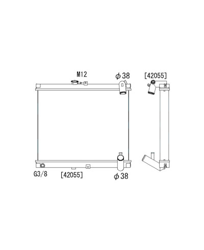 RADIATEUR ALUMINIUM MAZDA RX7 FC KOYORAD