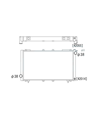 RADIATEUR ALUMINIUM SUBARU IMPREZA 2.0L TURBO GC8 KOYORAD