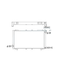 RADIATEUR ALUMINIUM SUBARU IMPREZA 2.0L TURBO GC8 KOYORAD