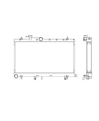 RADIATEUR ALUMINIUM SUBARU IMPREZA GD WRX & STI (00-07) KOYORAD