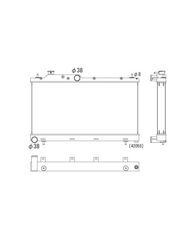 RADIATEUR ALUMINIUM SUBARU IMPREZA WRX & STI GR / GH KOYORAD
