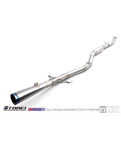 LIGNE TITANE EXPREM-TI TYPE-R HONDA CIVIC FK8 TYPE R TOMEI