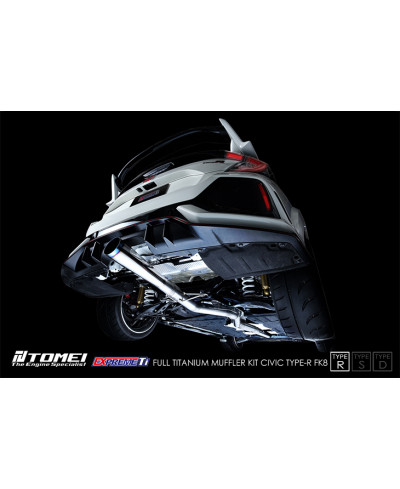 LIGNE TITANE EXPREM-TI TYPE-R HONDA CIVIC FK8 TYPE R TOMEI