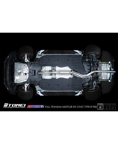LIGNE TITANE EXPREM-TI TYPE-R HONDA CIVIC FK8 TYPE R TOMEI