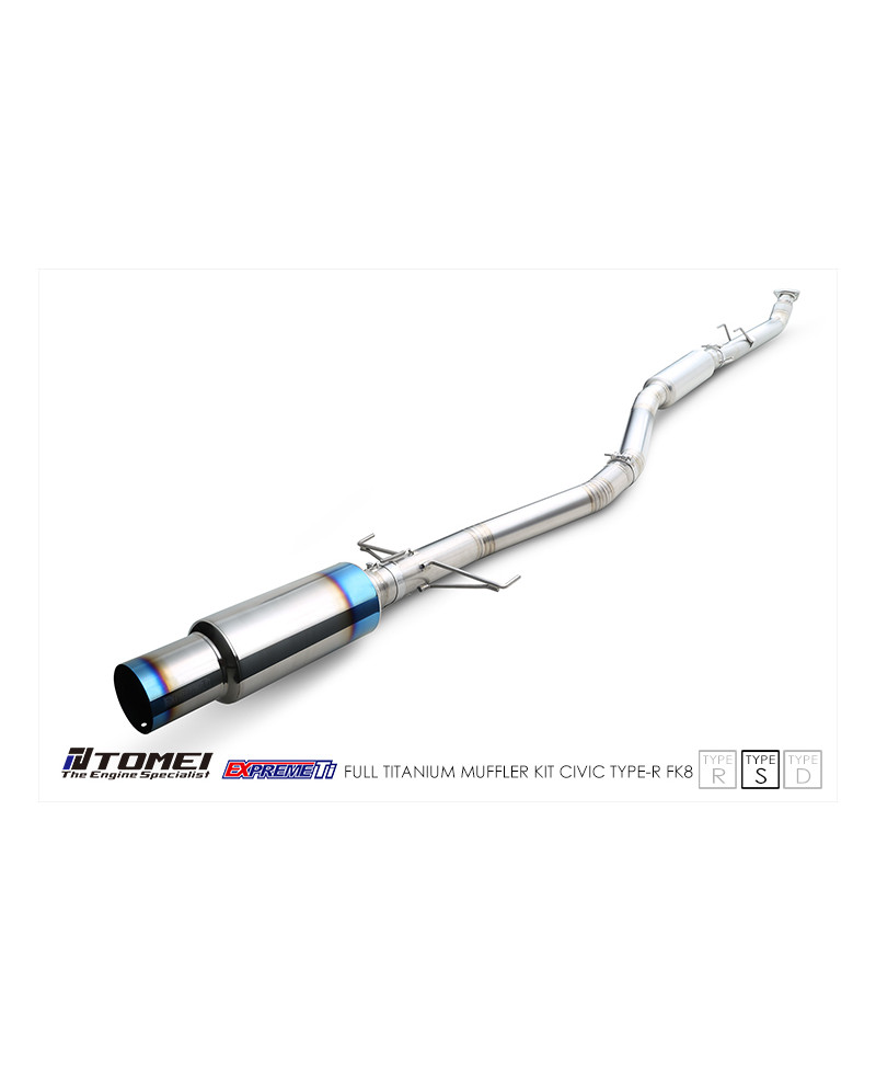 LIGNE TITANE EXPREM-TI TYPE-S HONDA CIVIC FK8 TYPE R TOMEI