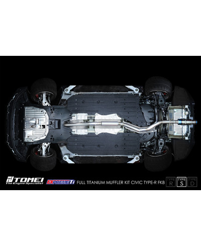 LIGNE TITANE EXPREM-TI TYPE-S HONDA CIVIC FK8 TYPE R TOMEI