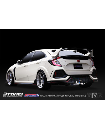 LIGNE TITANE EXPREM-TI TYPE-S HONDA CIVIC FK8 TYPE R TOMEI
