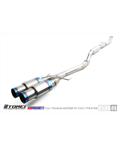 LIGNE TITANE EXPREM-TI TYPE-D HONDA CIVIC FK8 TYPE R TOMEI
