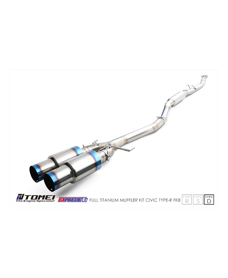 LIGNE TITANE EXPREM-TI TYPE-D HONDA CIVIC FK8 TYPE R TOMEI