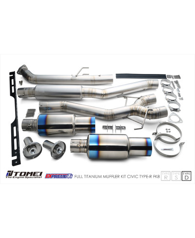 LIGNE TITANE EXPREM-TI TYPE-D HONDA CIVIC FK8 TYPE R TOMEI