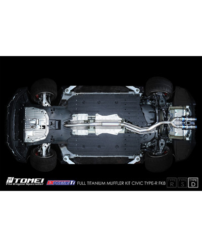 LIGNE TITANE EXPREM-TI TYPE-D HONDA CIVIC FK8 TYPE R TOMEI