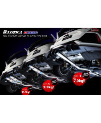 LIGNE TITANE EXPREM-TI TYPE-D HONDA CIVIC FK8 TYPE R TOMEI