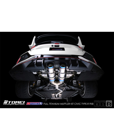 LIGNE TITANE EXPREM-TI TYPE-D HONDA CIVIC FK8 TYPE R TOMEI