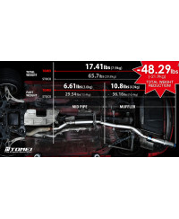 CATBACK TITANE EXPREM-TI MAZDA RX-7 FD3S TOMEI